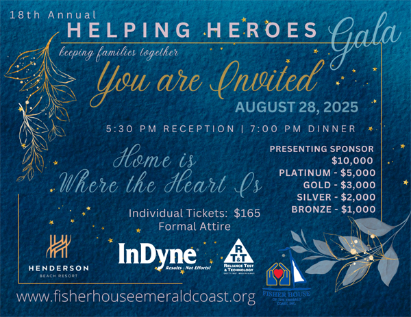InDyne Supporting Fisher House of the Emerald Coast, Helping Heroes Gala